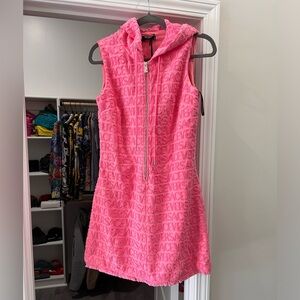 Versace All-Over Hooded Dress.